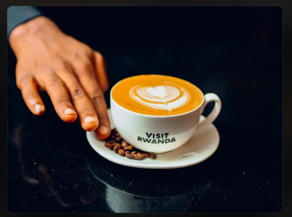 A cup of coffee with latte art
