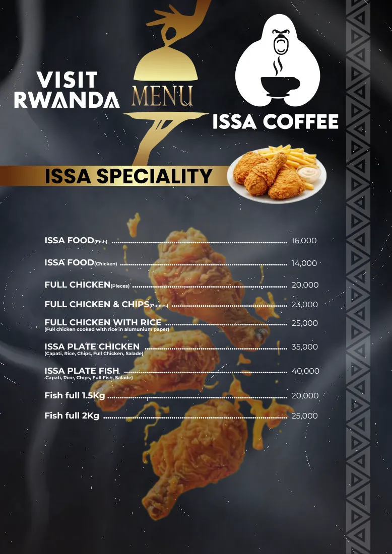 Issa Coffee Standard menu, page 9: Issa Speciality